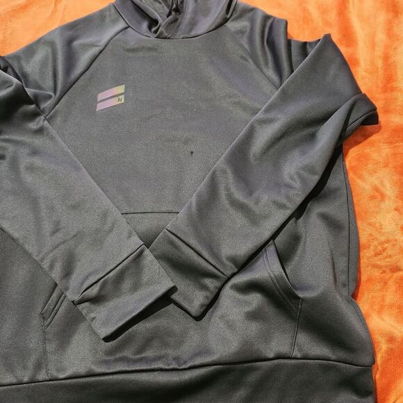 Hurley Exist Poly Fleece Pullover Hoodie For Men  Size Medium Black Color     B1 - Picture 7 of 12